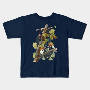 Pileated Woodpecker from Birds of America Kids T-Shirt